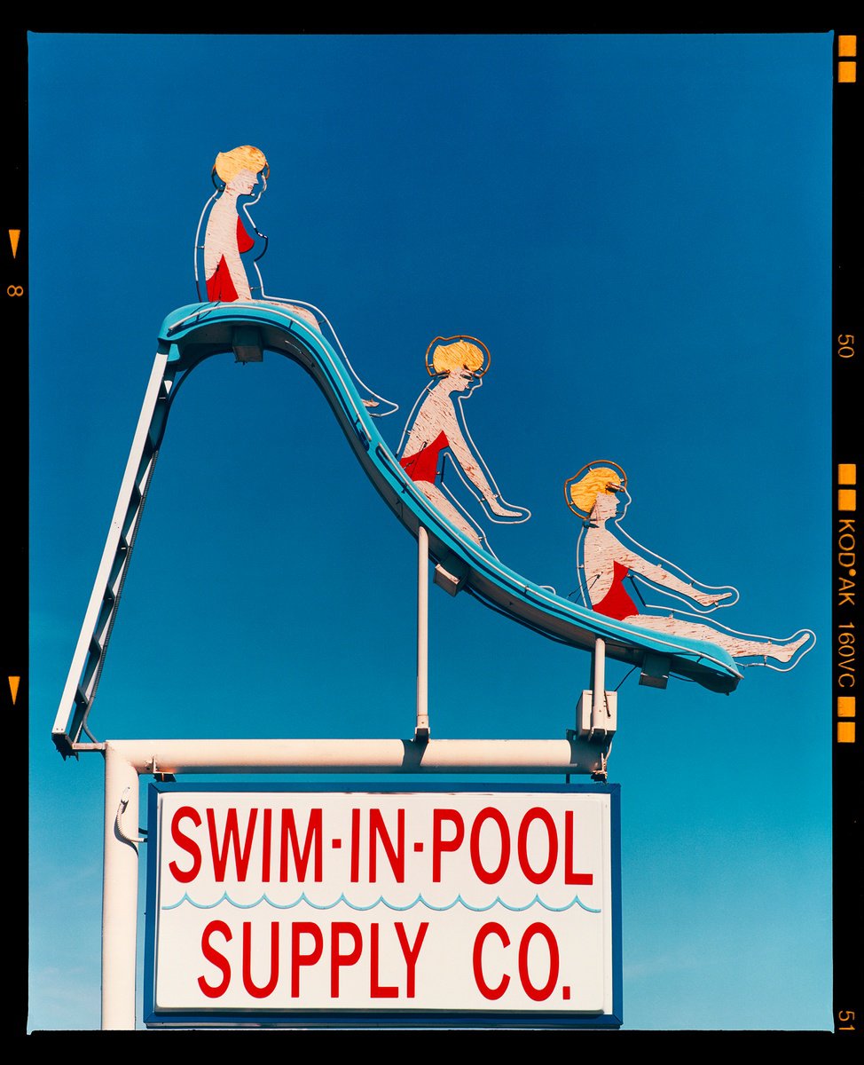 Urban And Pop Cityscapes Photograph By Richard Heeps, 23 X 27", Swim-In-Pool Supply Co., Original Artwork