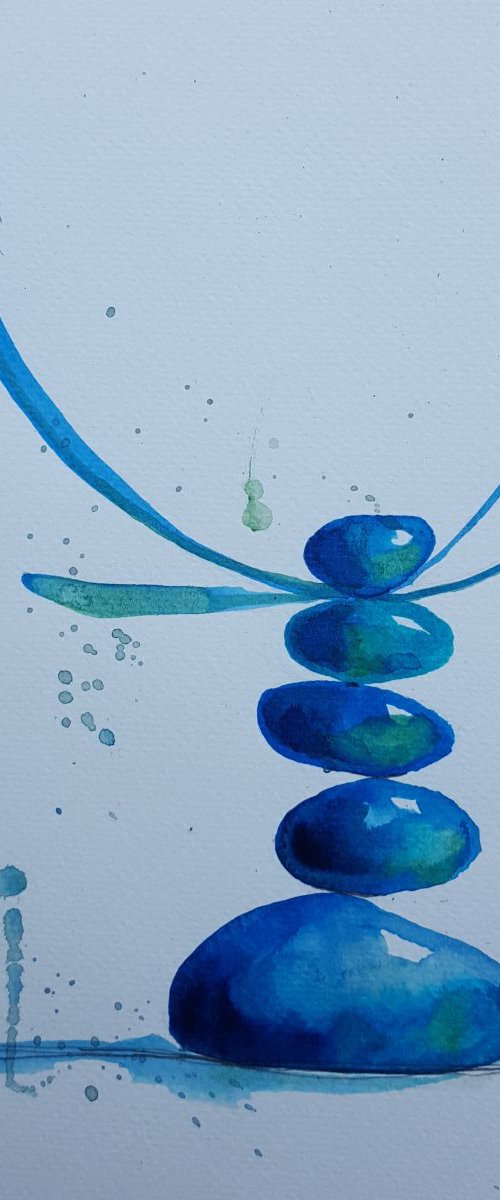 Blue Zen by Simon Tünde