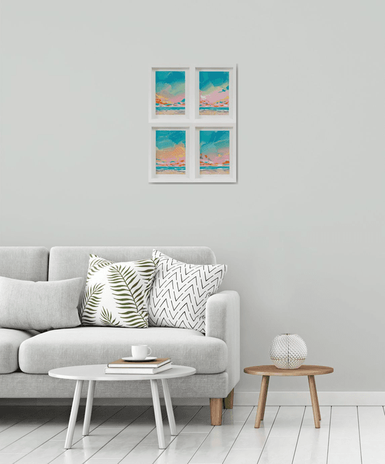 Iridescent Skies - Set of 4