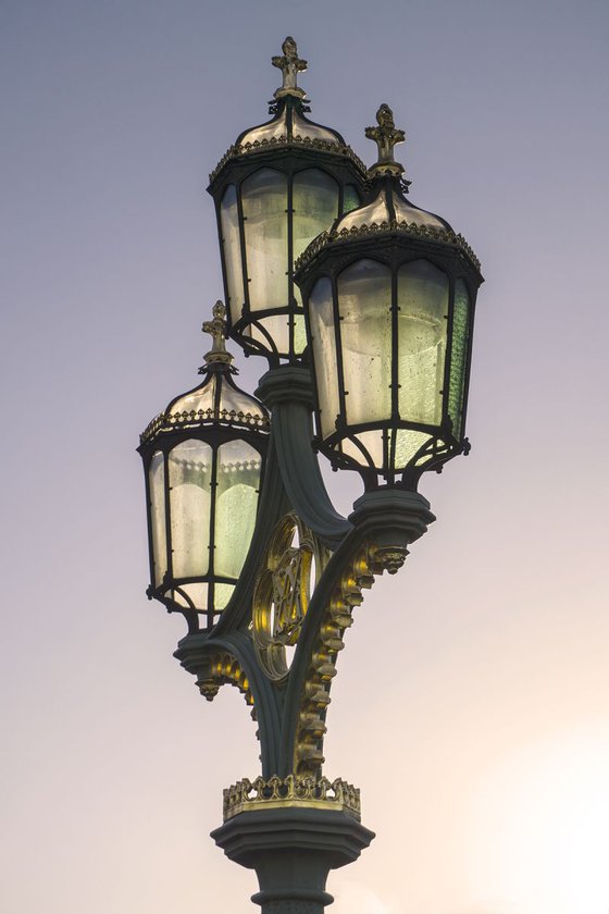 STREETLAMP WESTMINSTER (WARM) Limited edition  3/50 8"x12"