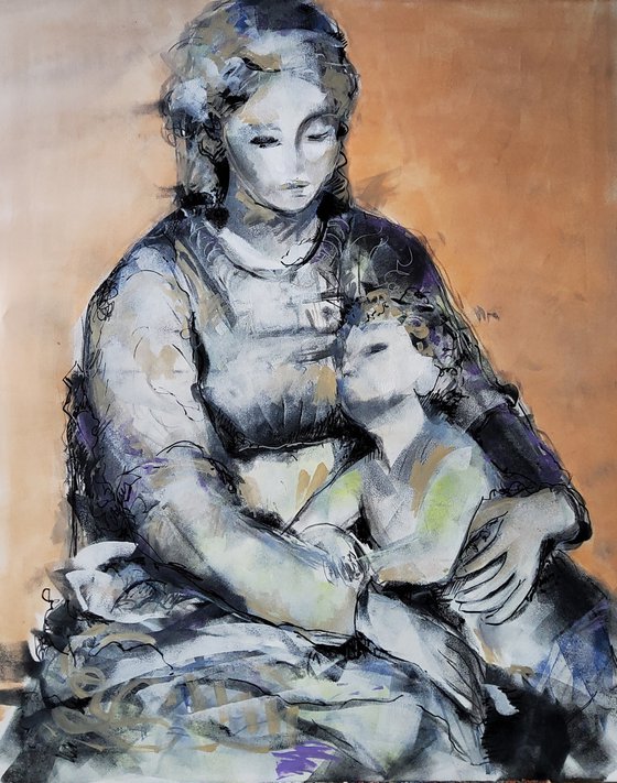 Madonna and child 5