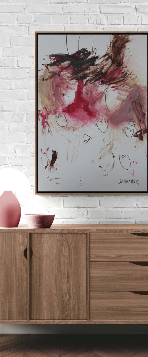 She Paints Outside the Lines No. 8 by Daniela Schweinsberg