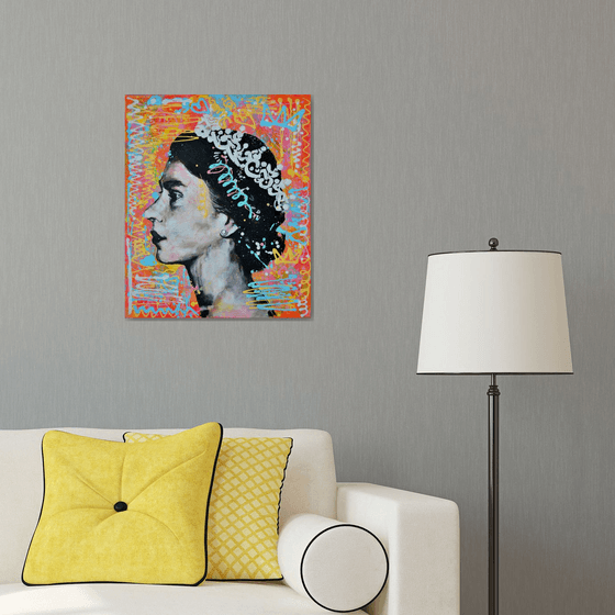 Queen Elizabeth II- Pop art