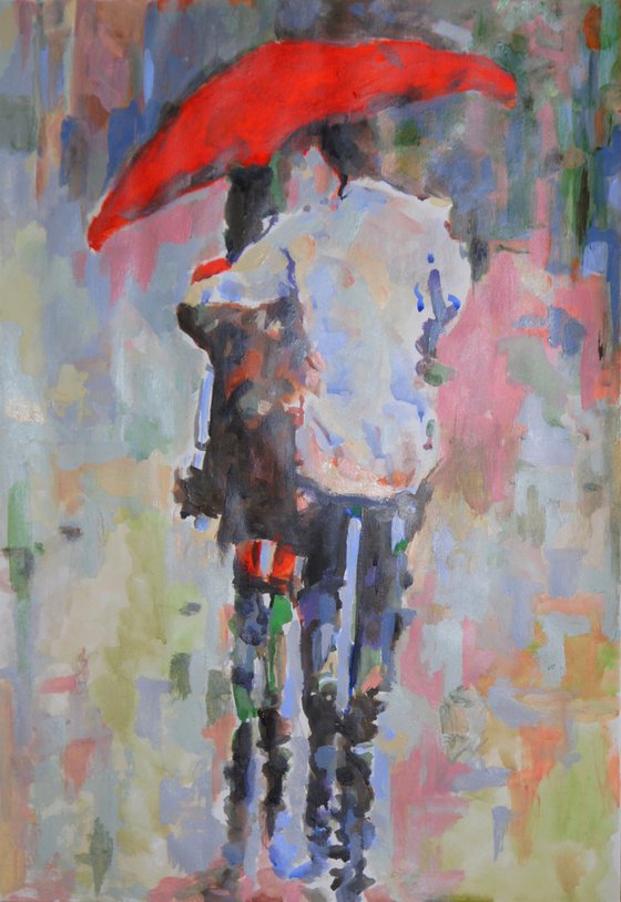 Romantic walk  / 50.4 X 34 cm