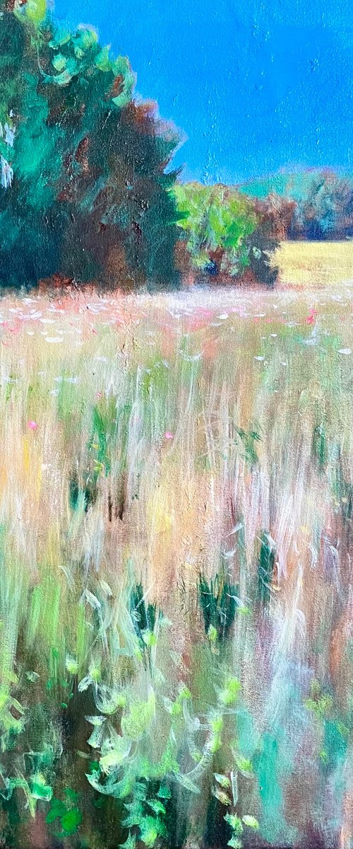 Wheat fields near Hambledon by John Welsh