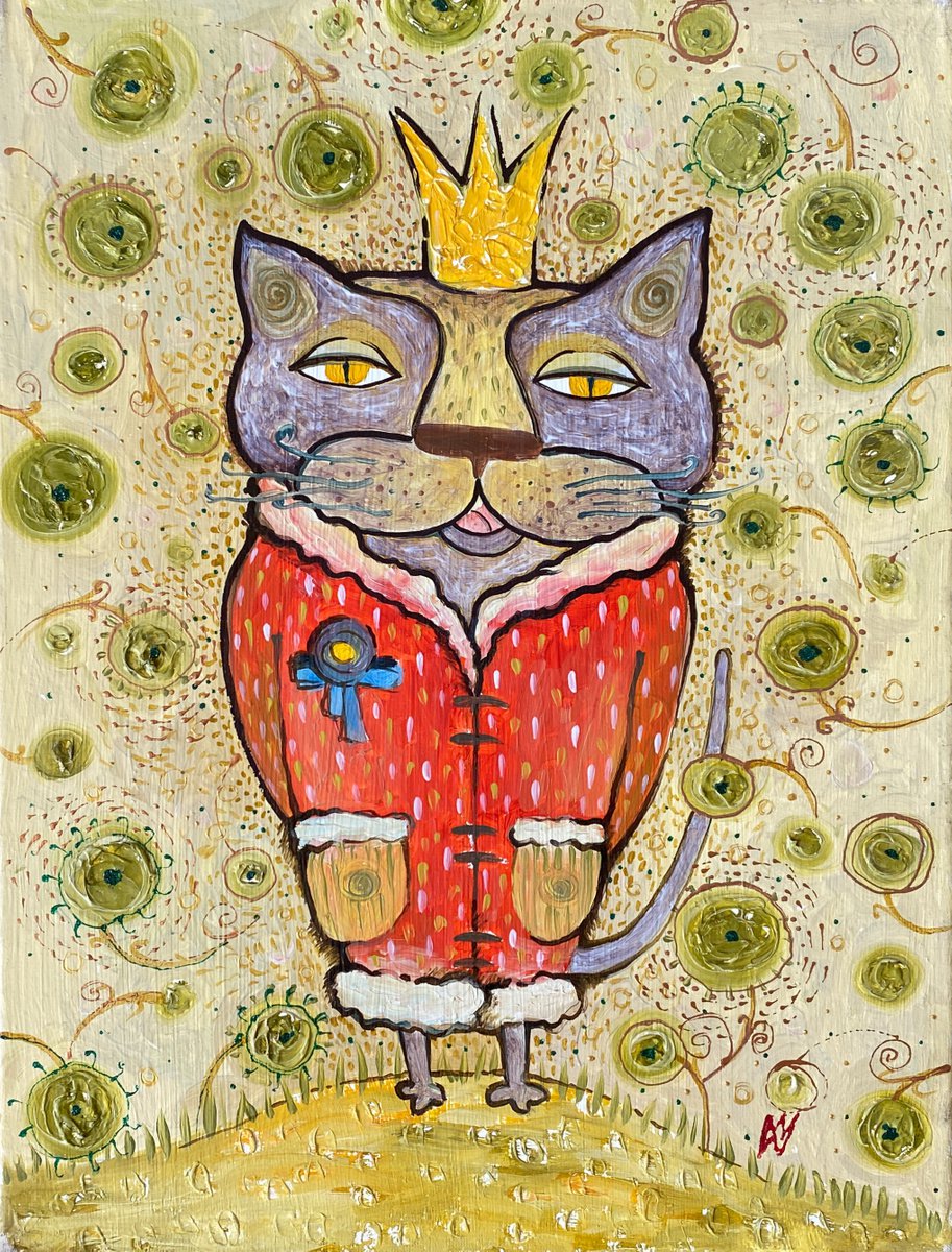 Cat-King by Lidia Matviyenko