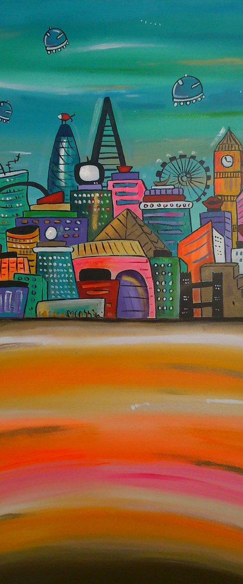 Long bright London by Maria Luisa  Azzini