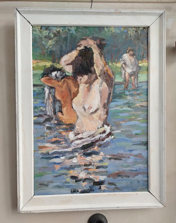 Women at the river