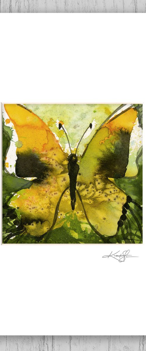 Watercolor Butterfly 35 by Kathy Morton Stanion