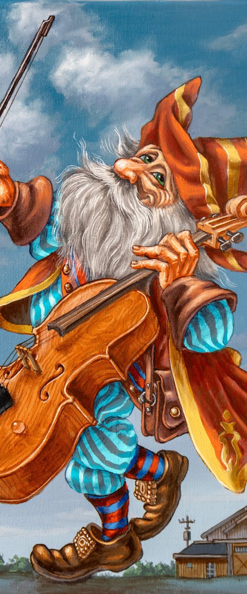 The Great Brussels Cellist by Victor Molev