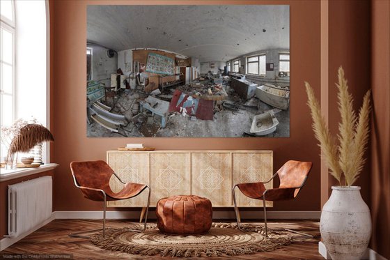 #80. Pripyat Electrician's room 1 - XL size