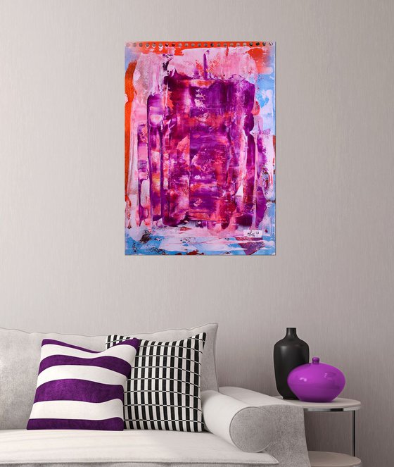 The purple lounge  by Nestor toro