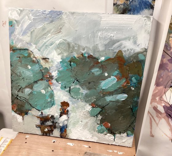 Winter: Walking the Dogs