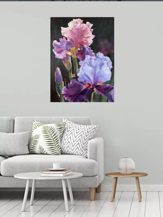 Luminous Irises