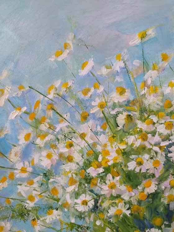 Daisies in a jar