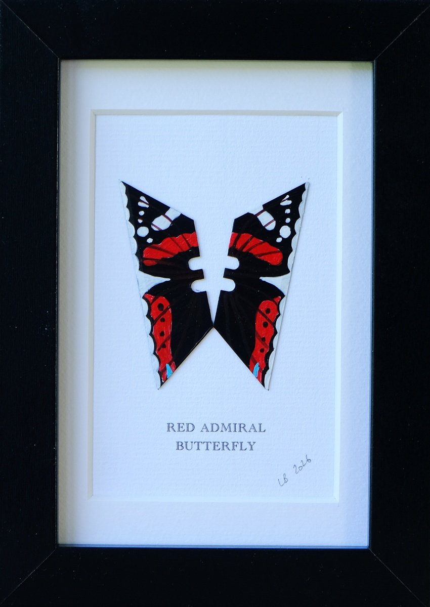 Red Admiral Butterfly By Lene Bladbjerg, 5 X 7, Artwork For Sale On Artfinder