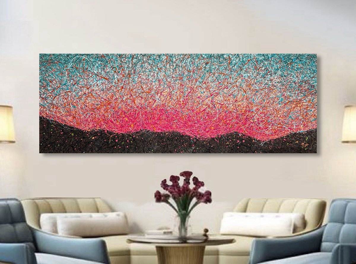  Joy Ascending By Bogdana Antoniuk, 81 X 30, Artwork For Sale On Artfinder