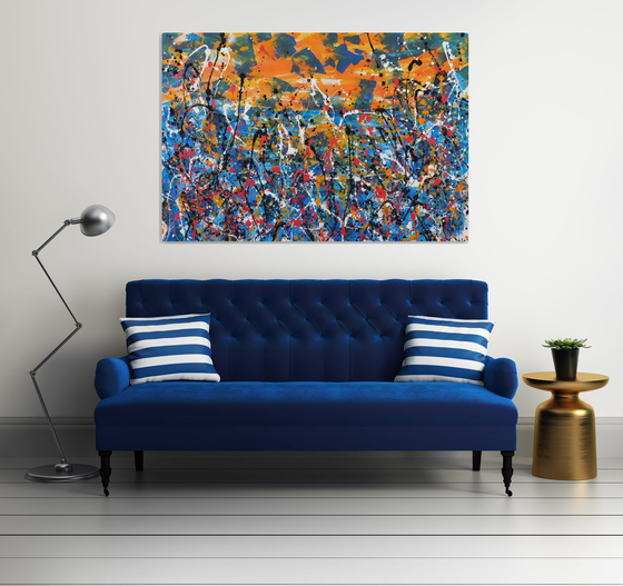 Flowers at sunset by M.Y.