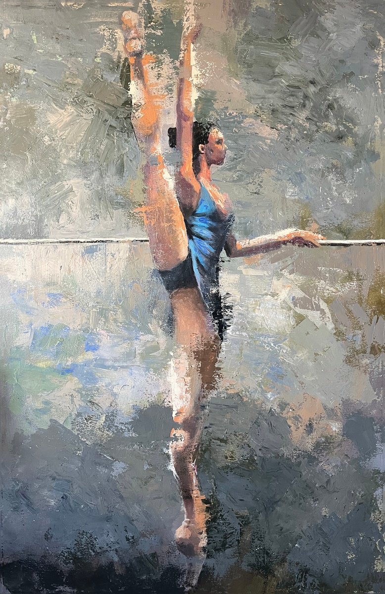 Beginner Ballerina By Maria Kireev, 28 X 43, Artwork For Sale On Artfinder