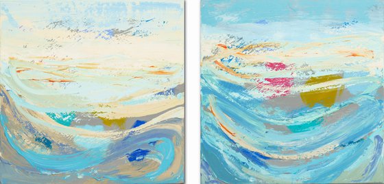 Diptych (emotional seascapes)