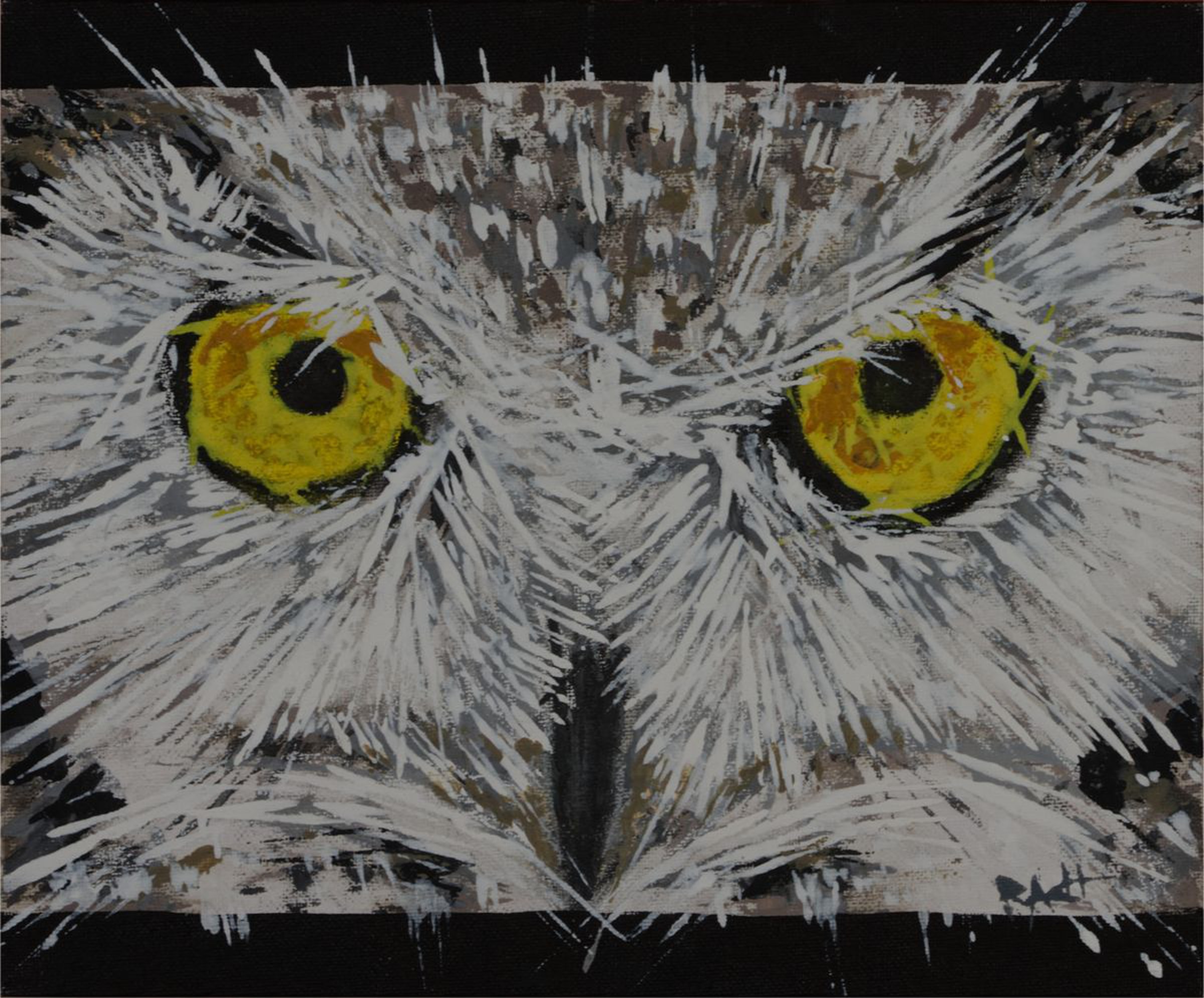 Snowy Owl Painting By Rachel Dobbs Artfinder