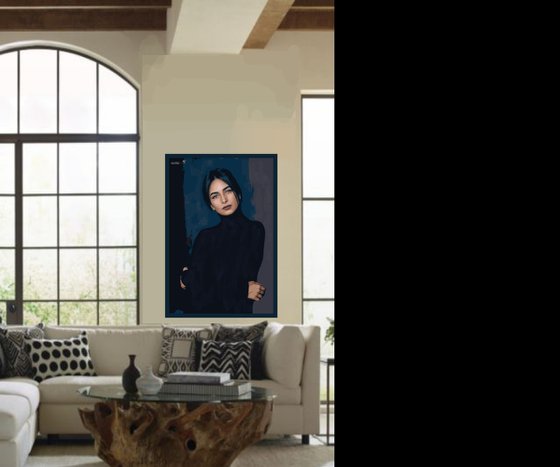 A QUESTION OF COMMITMENT   35"X53"