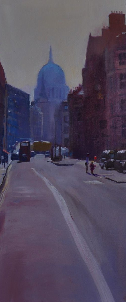 Fleet Street, Morning by John Welsh