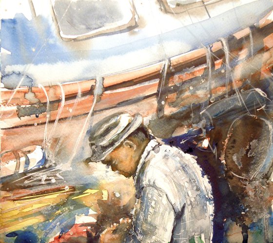 Old fisherman
