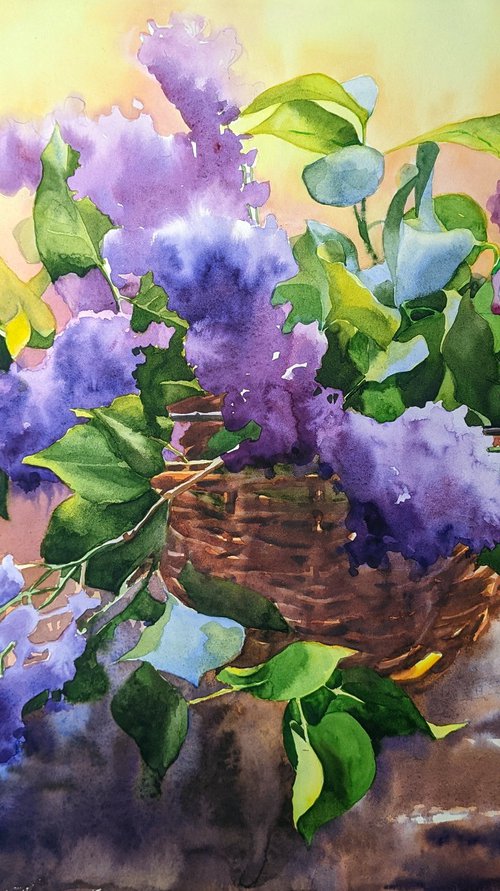 Lilac bouquet#2 by Yuryy Pashkov
