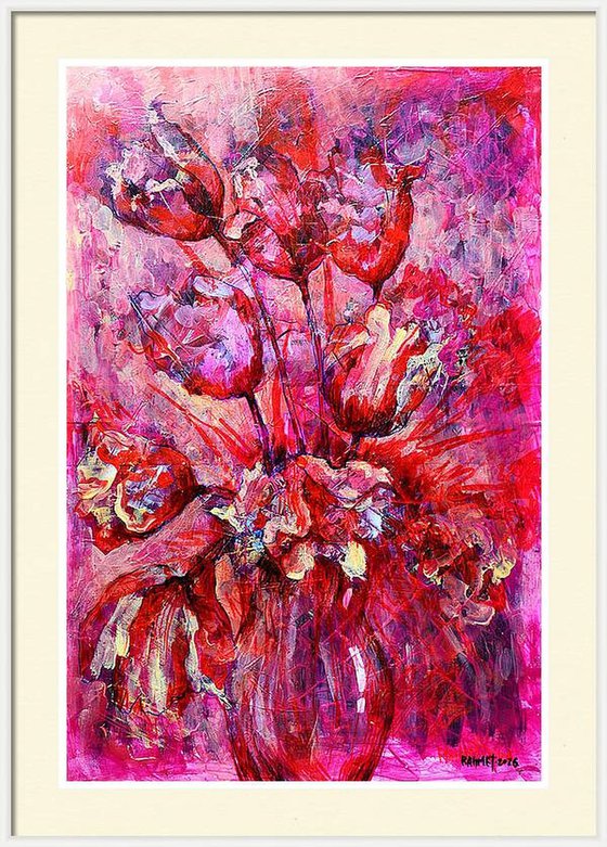 Fantasy with Flowers 338: paper 59x42cm