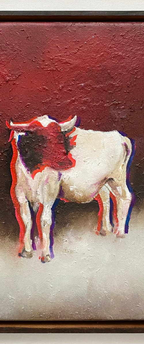 Glitch bull  (2024) by Elena Troyanskaya