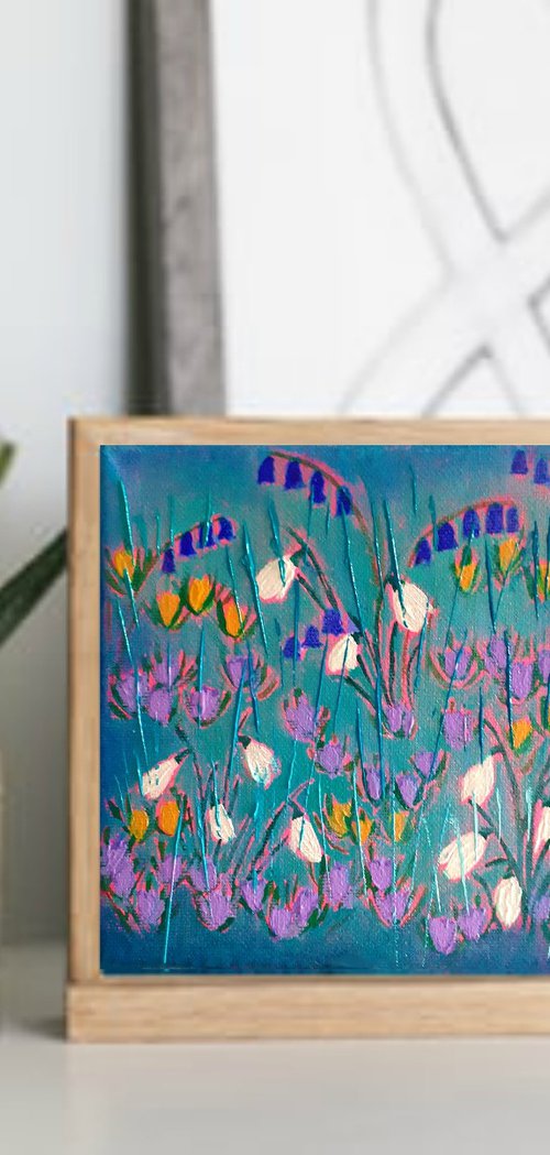 Snowdrops and Bluebells by Lisa Mann