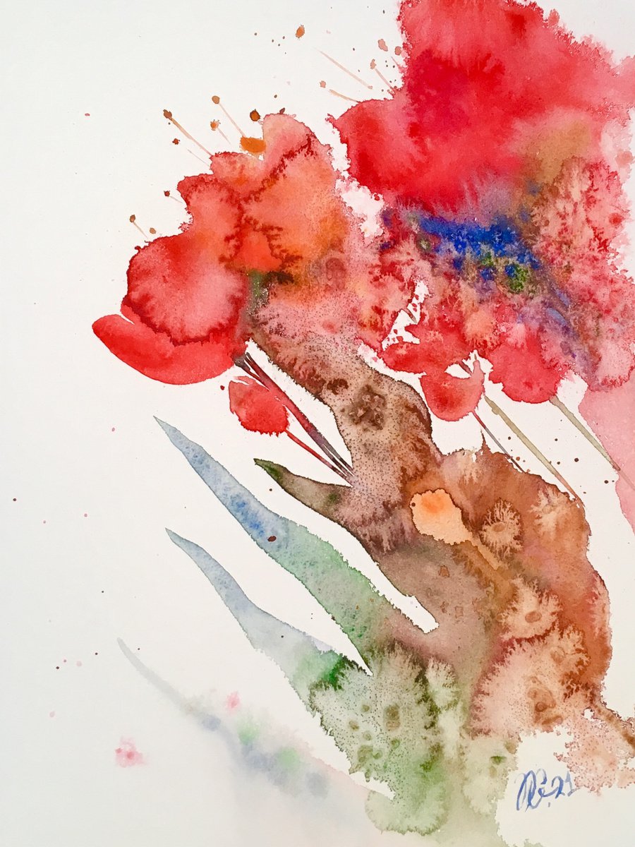 Impression of tulips by Natalia Galnbek
