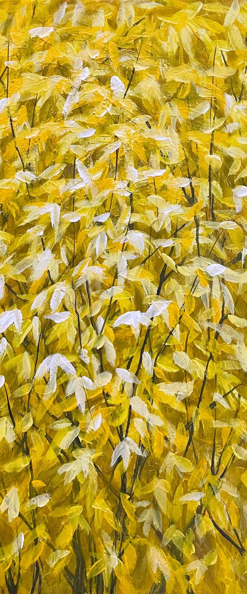 Golden Rain — The First Rays of Spring by Oksana Vasylyeva