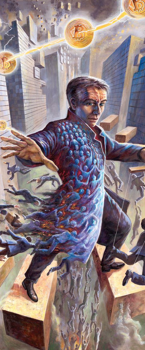 Ascension of Satoshi by Daniel Loveday
