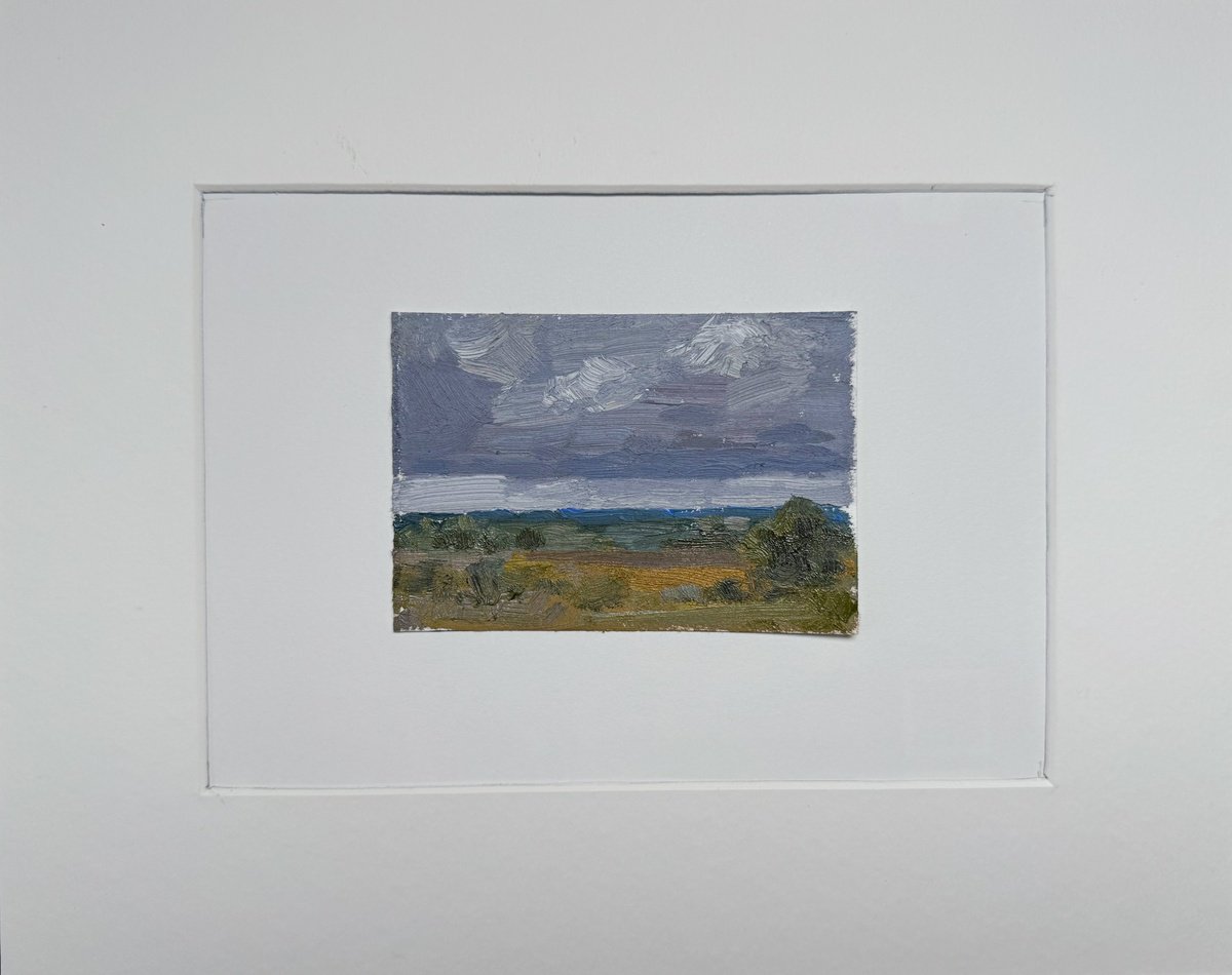 Impressionistic Landscape Oil Painting By Nataliia Nosyk, 10 X 8", Plein Air Study#3, Original Artwork