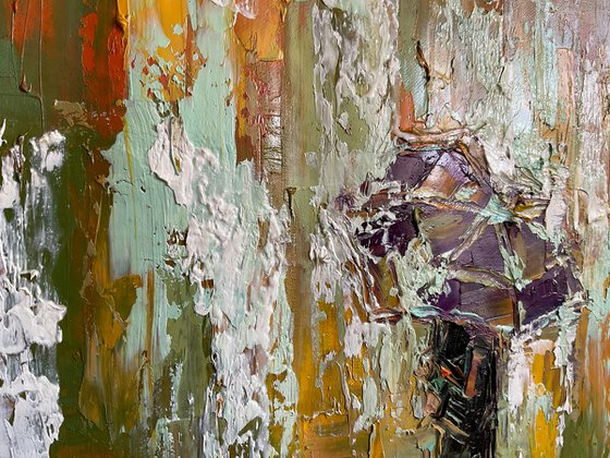 Violet umbrella