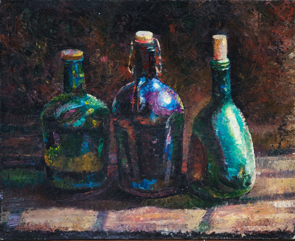 Three bottles by Sergey Lesnikov