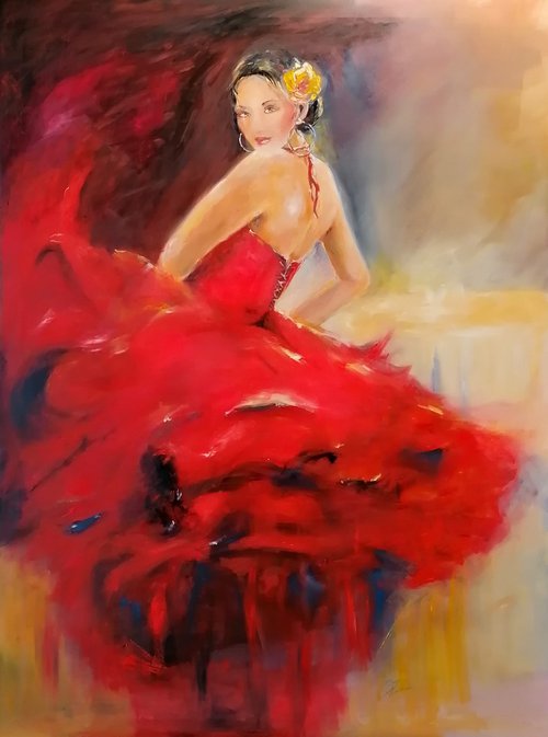 Flamenco Dancer 62 by Susana Zarate