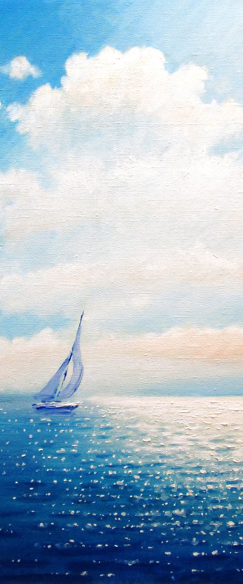 Walking by the sea by Oleh Rak