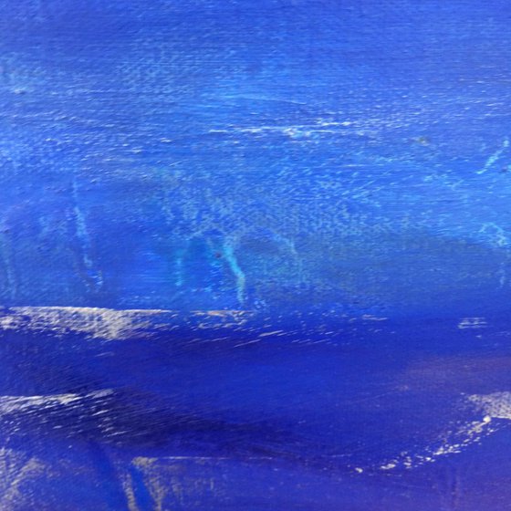 Silver Dream II - Abstract Seascape