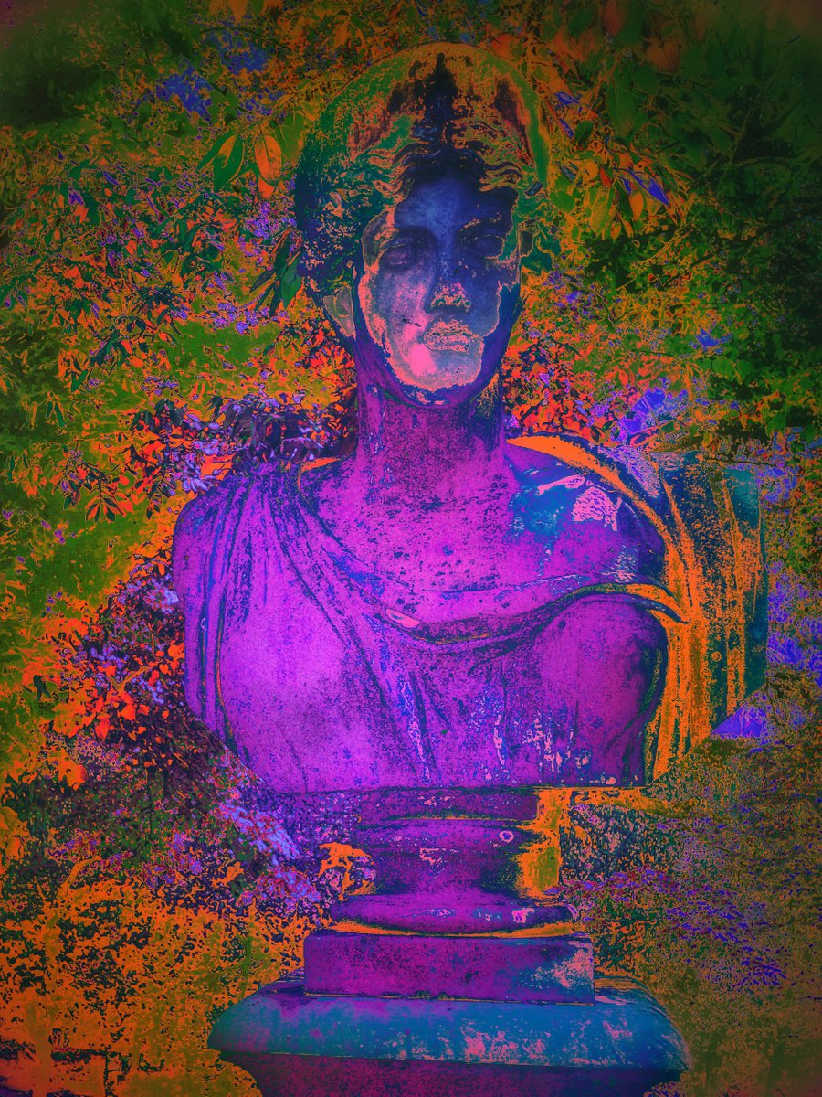 Impressionistic Print , Roman Sculpture Ii By Mattia Paoli, 41 X 59, Artwork For Sale On Artfinder