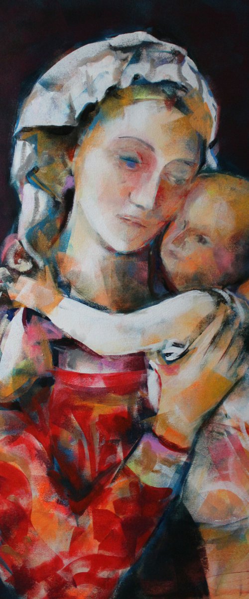 Madonna with child by Marina Del Pozo