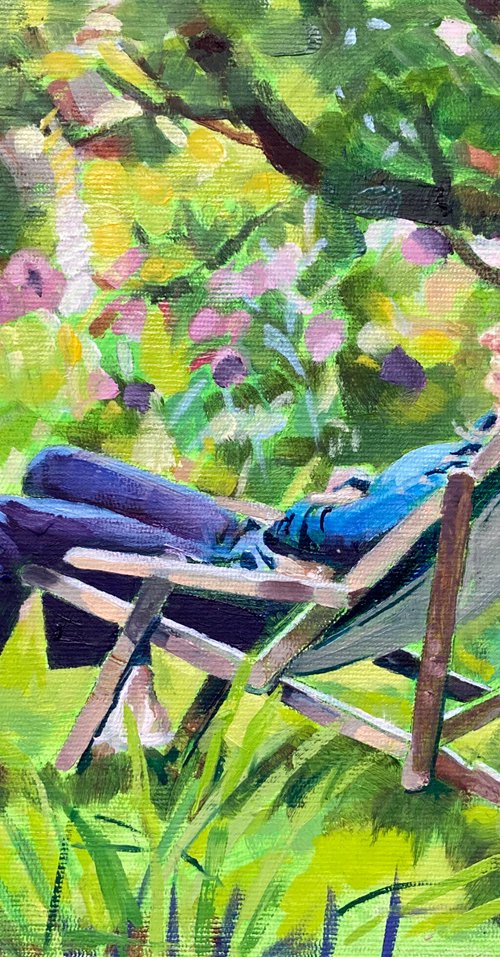 Garden Snooze by Paul Gurney