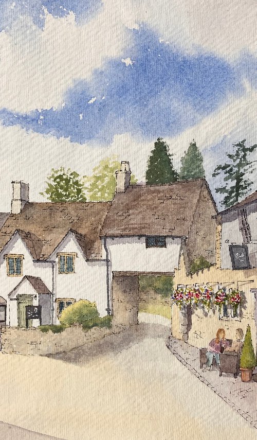 A Quiet Corner, Castle Combe by JANE DENTON