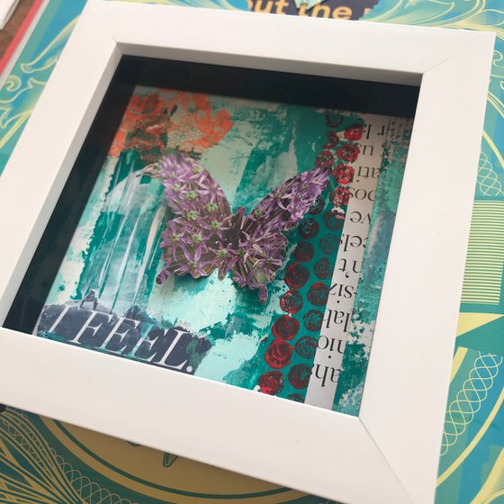 Mini Beauty  No5 - Abstract Butterfly in Box