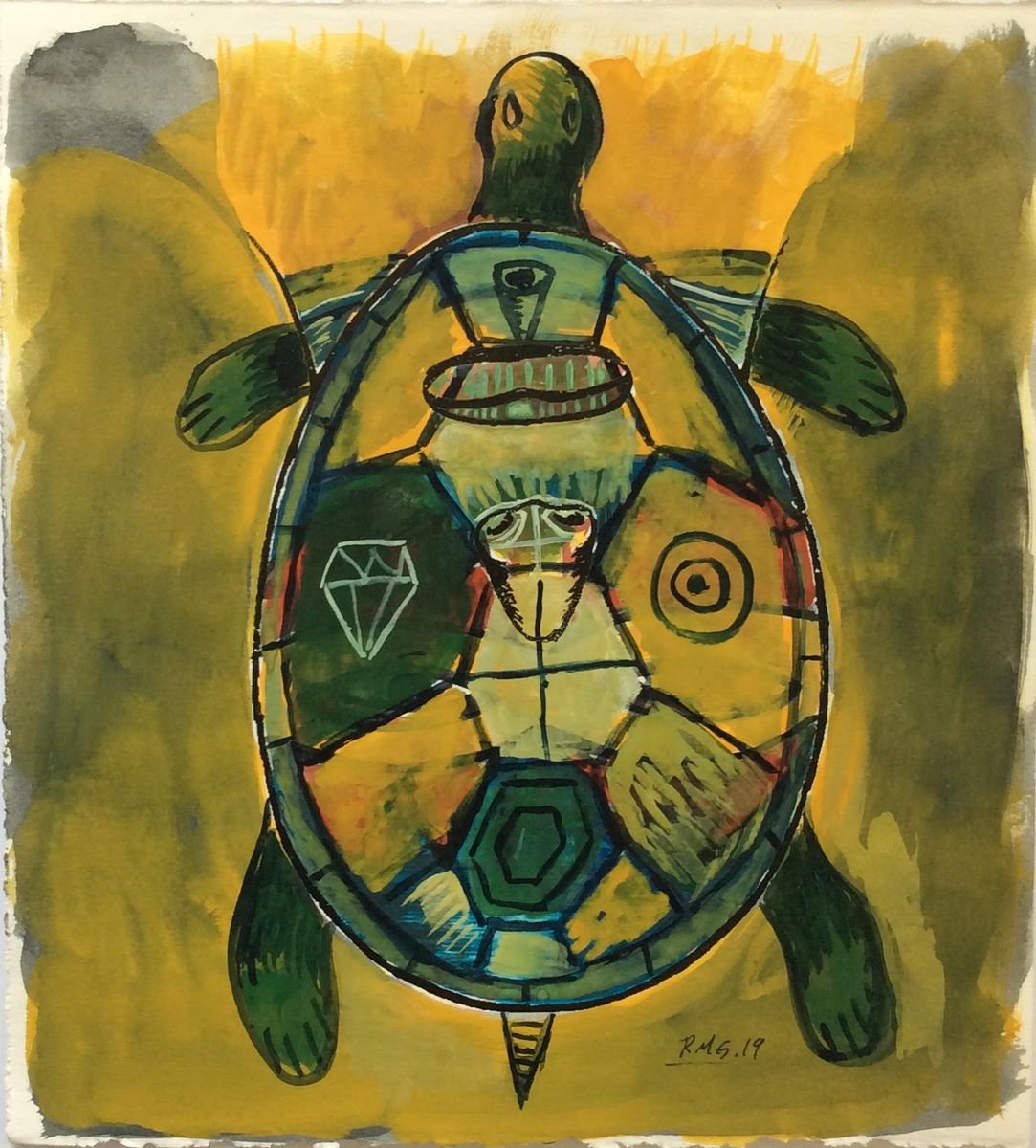 Turtle of the Green Sea by Roberto Munguia Garcia