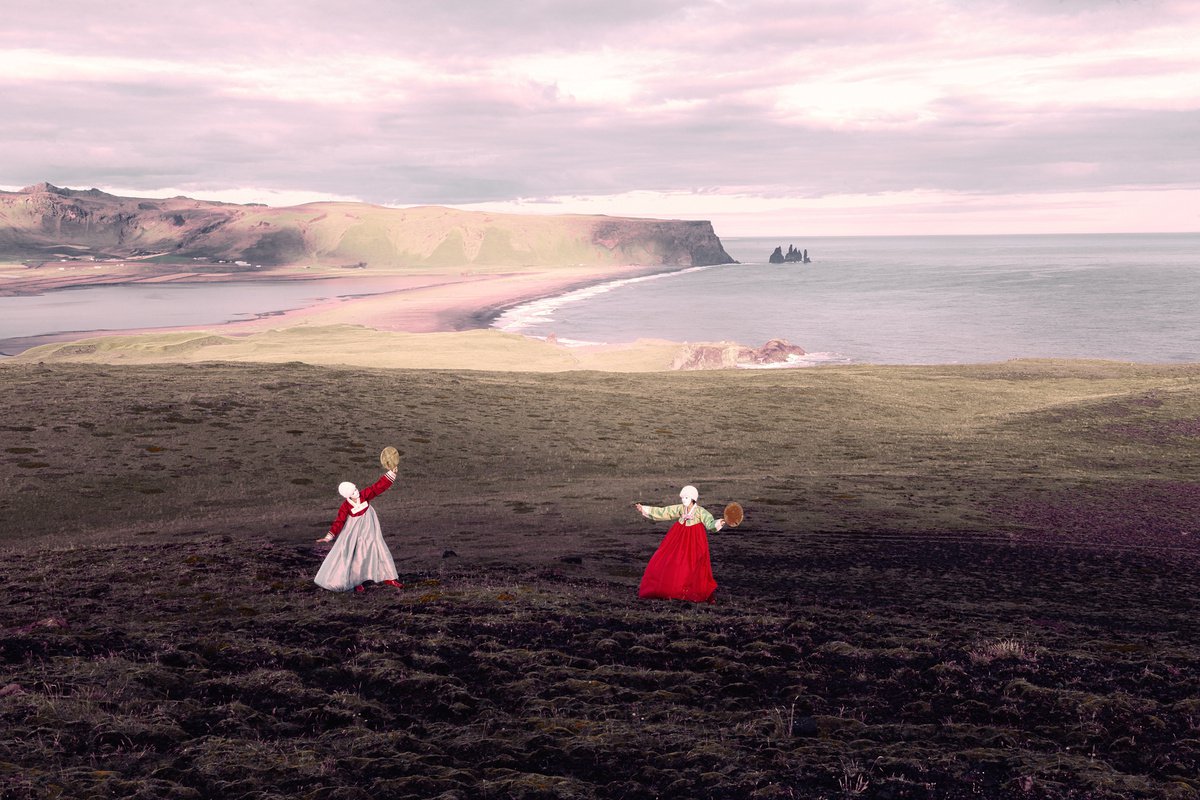 Surrealistic Landscape Photograph By Tabita Pietsch, 32 X 22", Play Together, Original Artwork