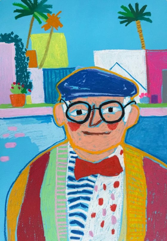 David Hockney Portrait