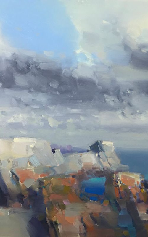 Big Sur, Original oil painting, Handmade artwork, One of a kind by Vahe Yeremyan